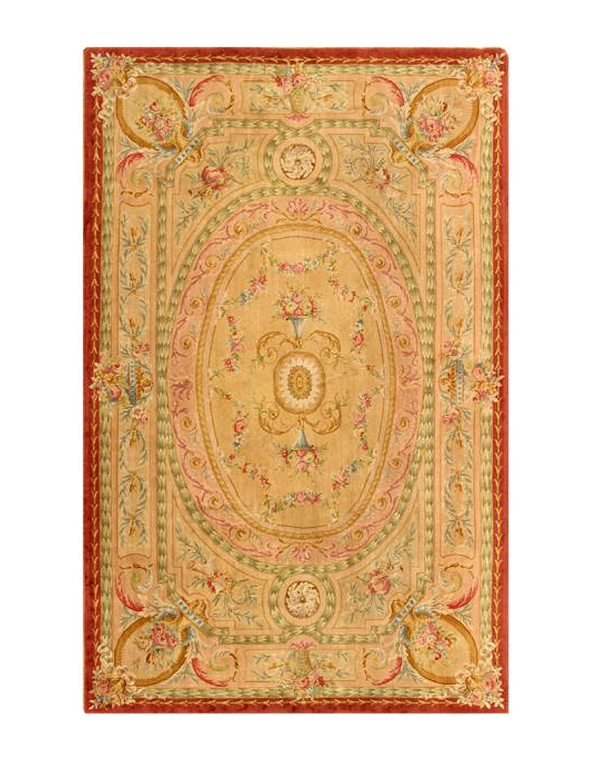 Canvello Beige French Savonnerie 10' X 14'