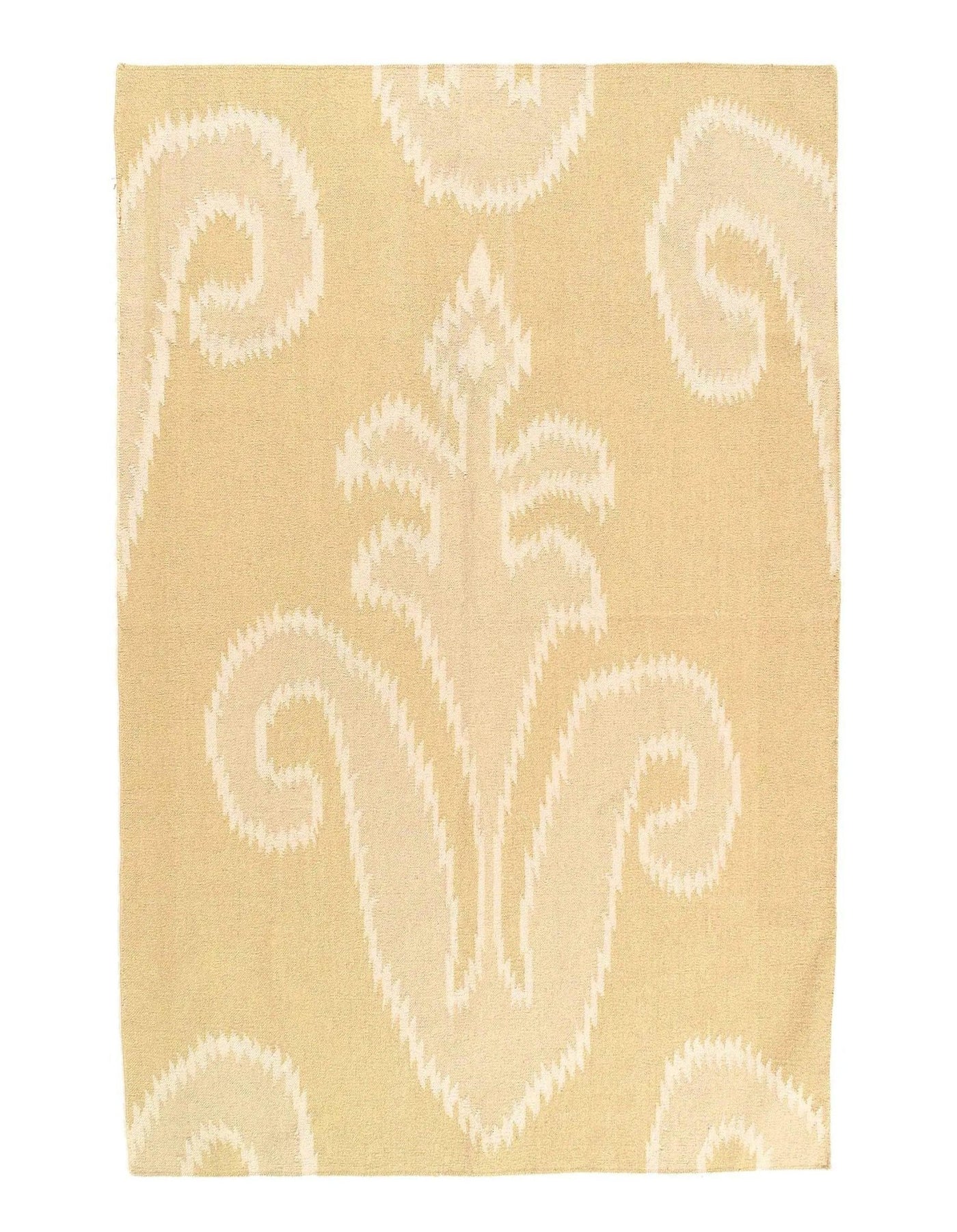 Canvello Beige Modern Flat Weave Rug - 5' X 8' - Canvello