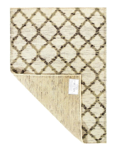 Canvello Beige Modern Rug - 4' X 6' - Canvello