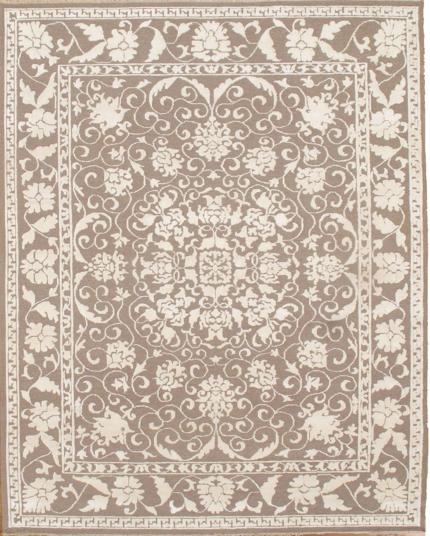 Canvello Beige Modern Rug 8 x 10 - Canvello