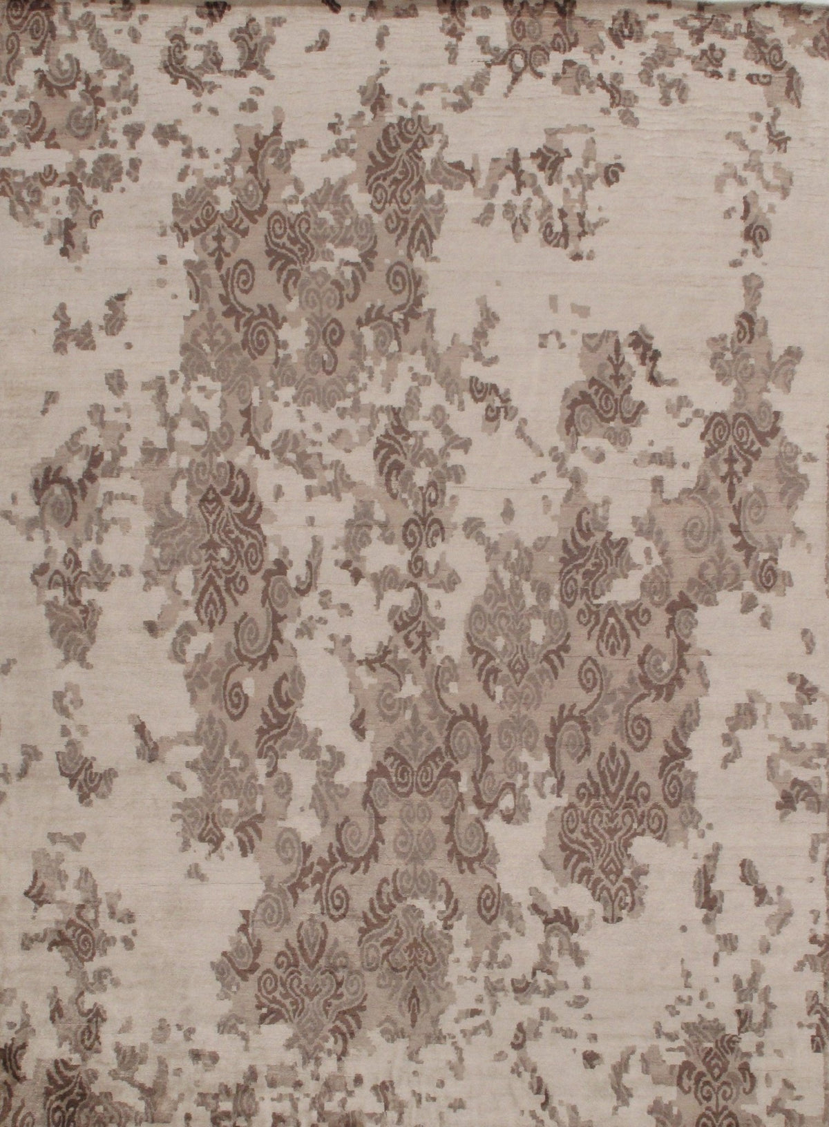 Redondo fino anudado a mano Agra 8'2'' X 8'2''