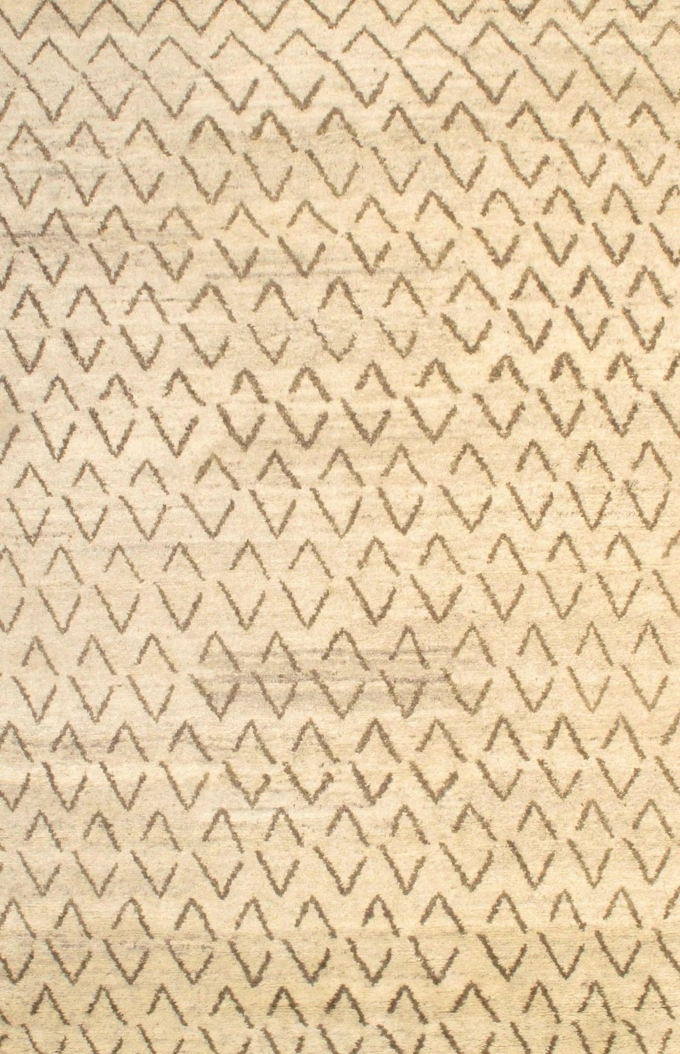 Canvello Beige Moroccon Rug - 6' X 9' - Canvello