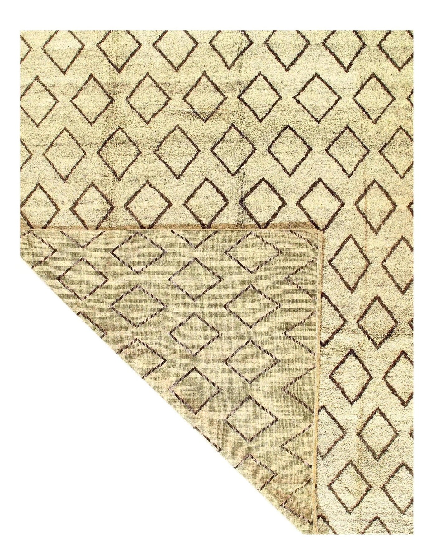 Canvello Beige Moroccon Rug - 9' X 12' - Canvello