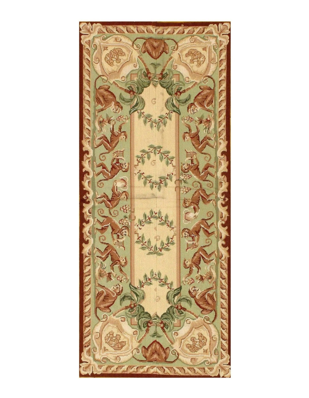 Alfombra Canvello Beige Bordado - 2'5'' X 5'8''