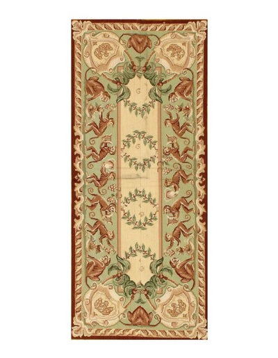 Canvello Beige Needlepoint Rug - 2'5'' X 5'8'' - Canvello