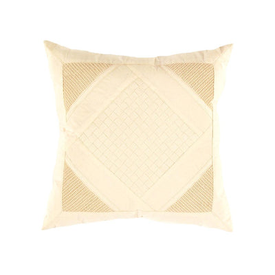 Canvello Beige Pure Cotton Pillow - 16" - Canvello