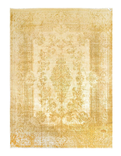 Canvello Beige Silkroad Antique Kerman Rug - 13'9'' X 20' - Canvello