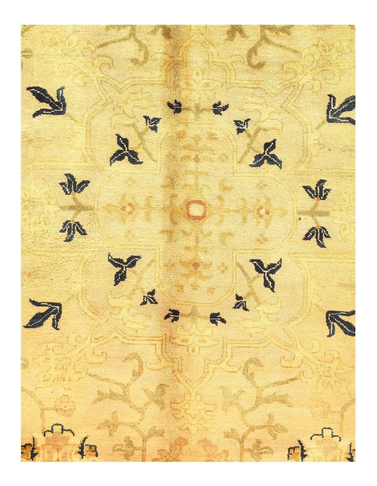 Canvello Beige Zieglar sultanabad 9' X 12' - Canvello