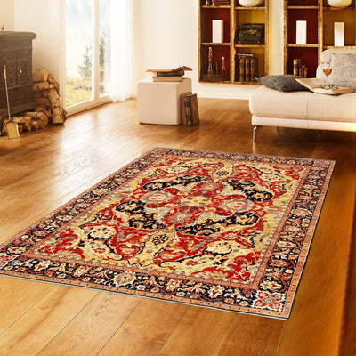 Canvello Bidjar Collection Hand - Knotted Lamb's Wool Area Rug - 8'3" X 9'10" - Canvello