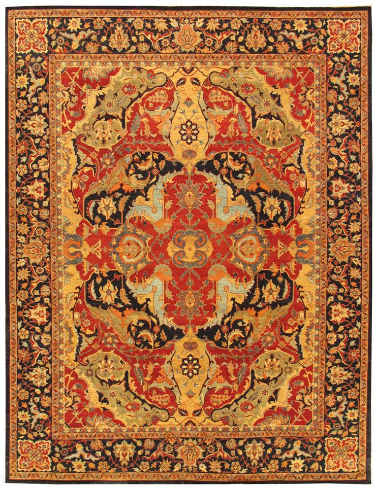 Canvello Bidjar Hand - Knotted Lamb's Wool Area Rug - 9'10" X 13' - Canvello