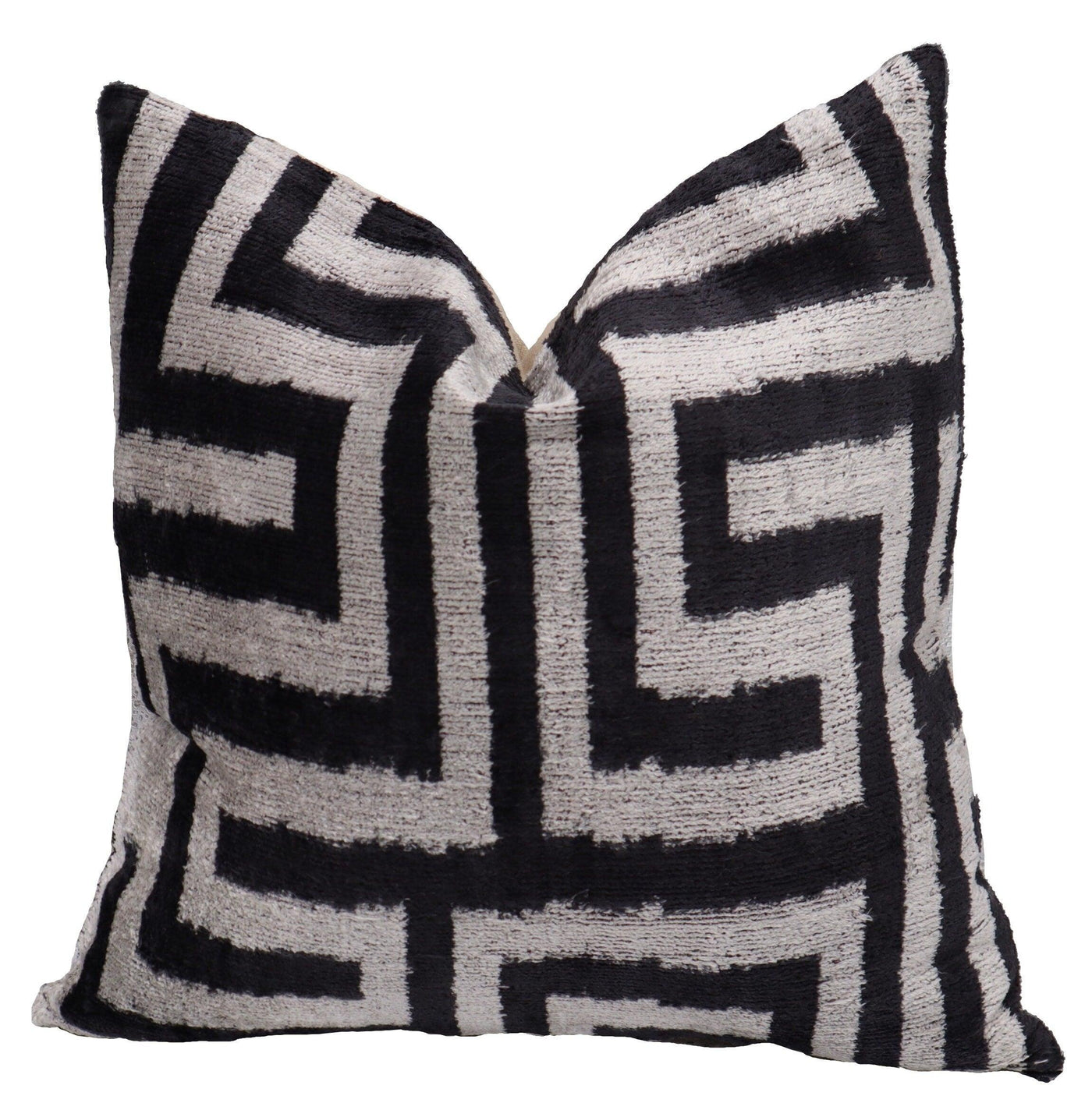 Canvello Black And White Throw Pillows | 16 x 16 in (40 x 40 cm)