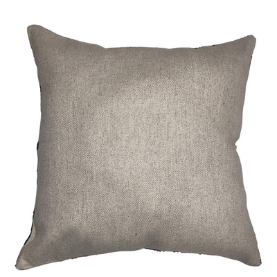 Canvello Black Dot Velvet Turkish Pillow - 16'' X 16'' - Canvello