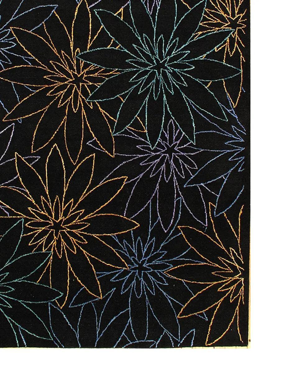 Canvello Black Modern Rug - 5' X 8' - Canvello