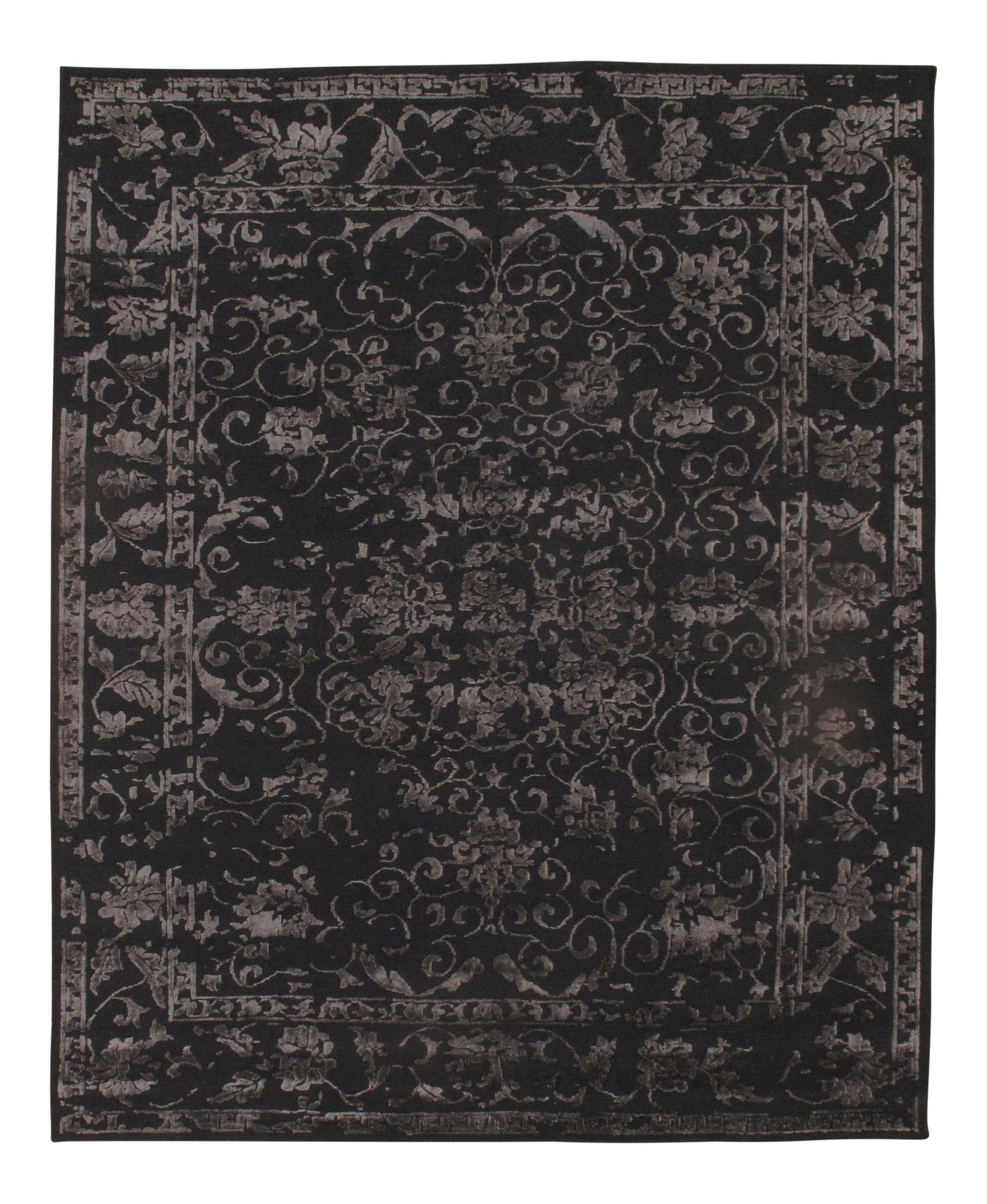 Canvello Black Pile Sumak Weave - 8'x10' - Canvello