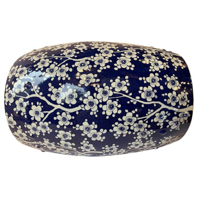 Canvello Blue and White Chinese Porcelain Handmade Garden Stool - Canvello