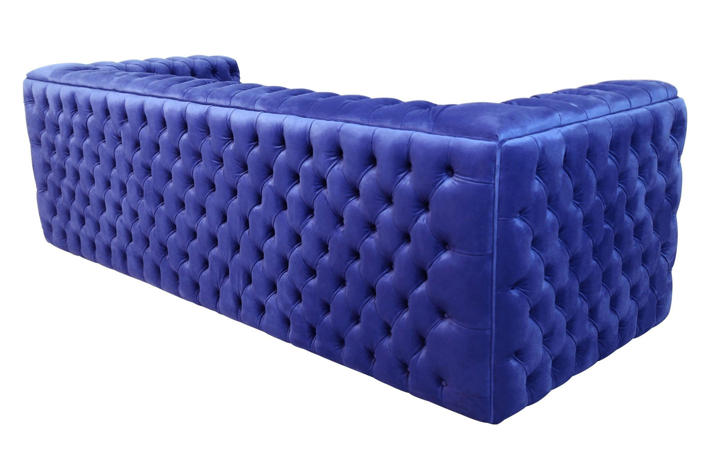 Canvello Blue Velvet Tufted Sofa - Canvello