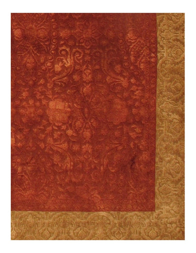 Canvello Brown Fine Tabriz Rug - 8' X 10' - Canvello