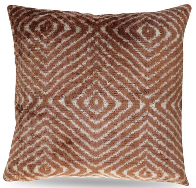 Canvello Brown Pillows With Luxury Decorative Cover - 16x16 in - Canvello