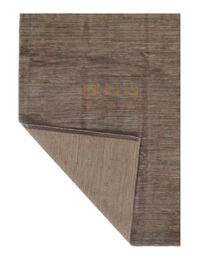 Canvello Brown Silkroad Gabbeh Rug - 6' x 8' - Canvello