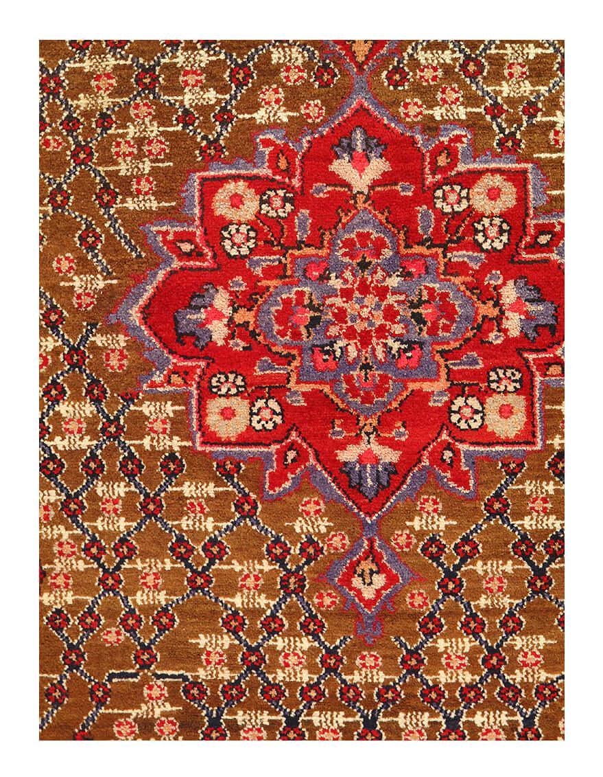 Canvello Brown Silkroad Hamadan 4'1''X 8'3'' - Canvello