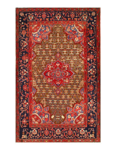 Canvello Brown Silkroad Hamadan 4'1''X 8'3'' - Canvello