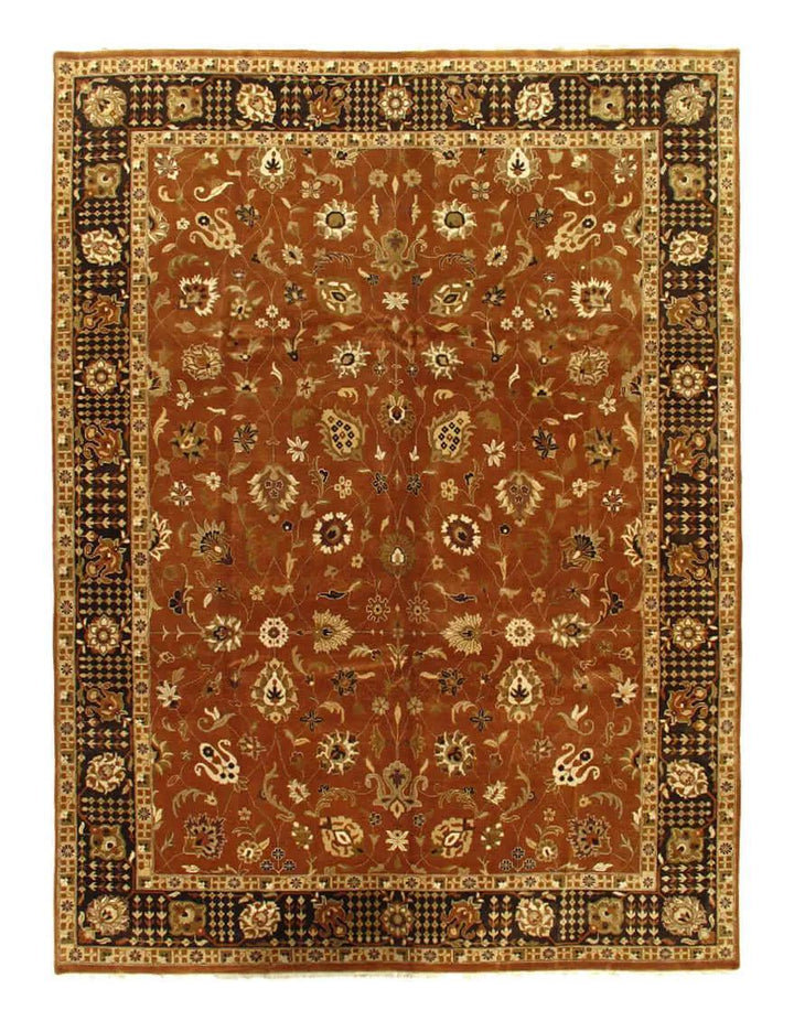 Alfombra Canvello Marrón Silkroad Tabriz Design - 9' X 12'