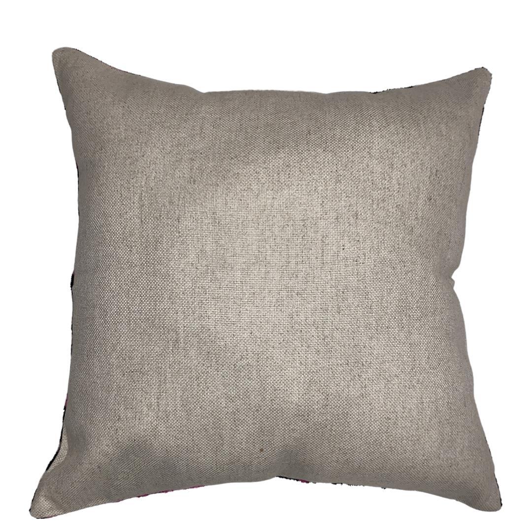 Canvello Brown Velvet Turkish Ikat Pillow - 16'' X 16''