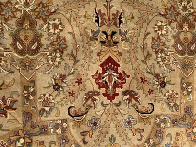 Camal Color Fine Hand Knotted Tabriz Gallery size 6' X 18'