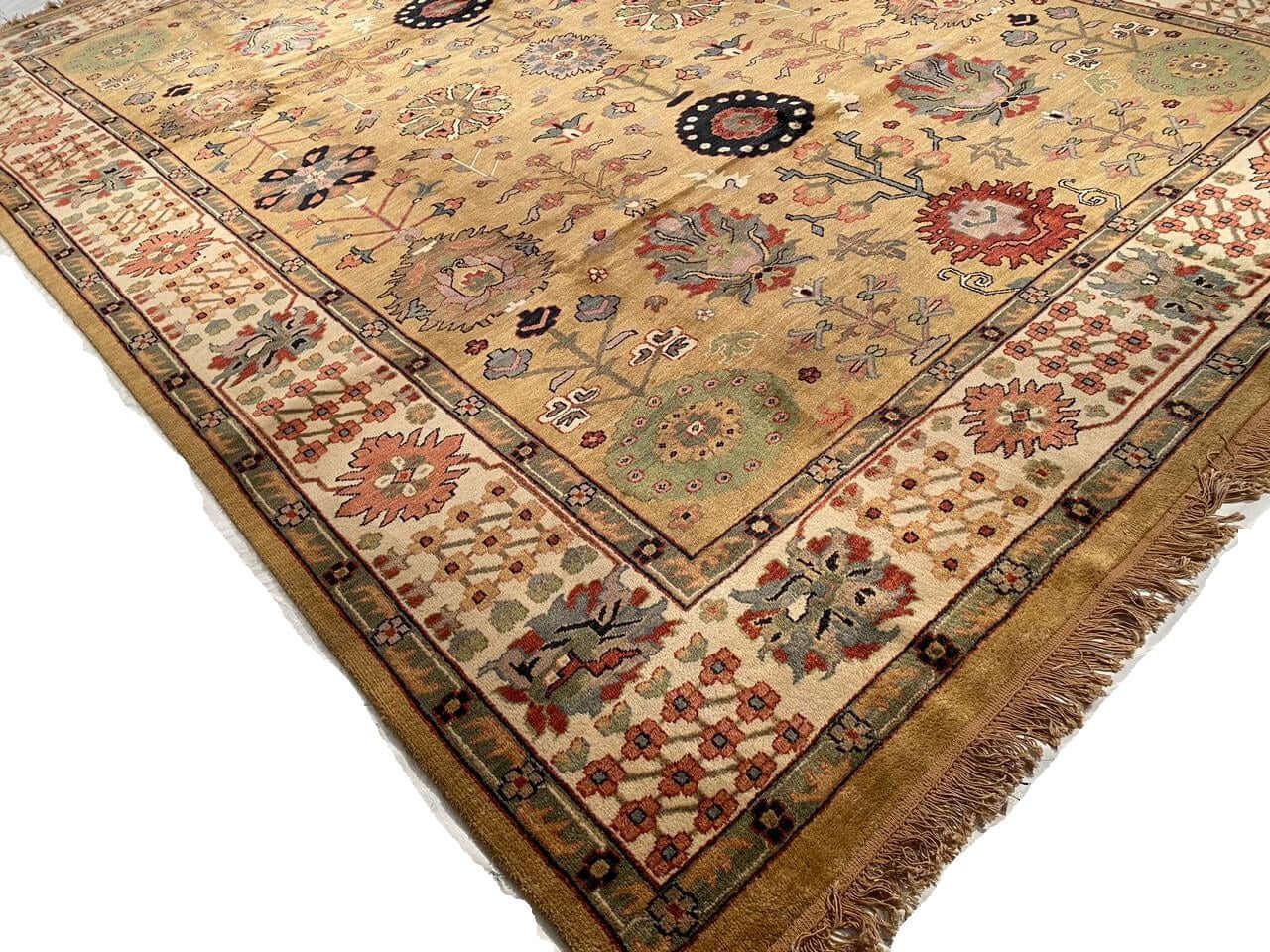 Camel Color Fine Hand Knotted Sultananad Rug 9'11'' X 13'5''