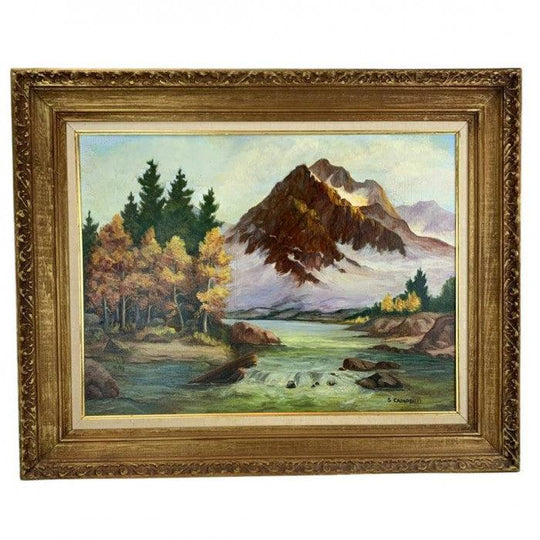 Canvello Campbell Landscape Original Oil Painting On Canvas