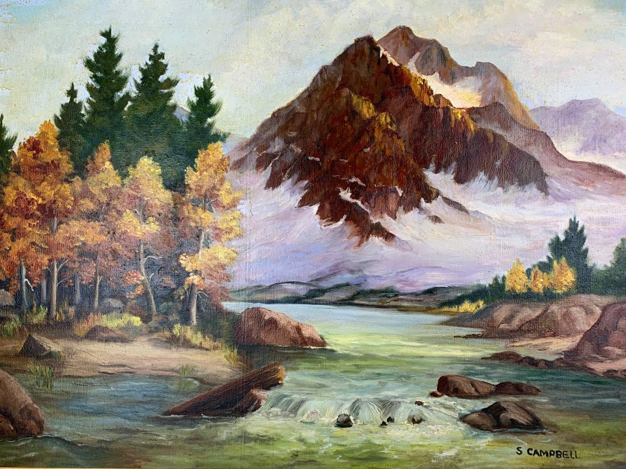 Canvello Campbell Landscape Original Oil Painting On Canvas - Canvello