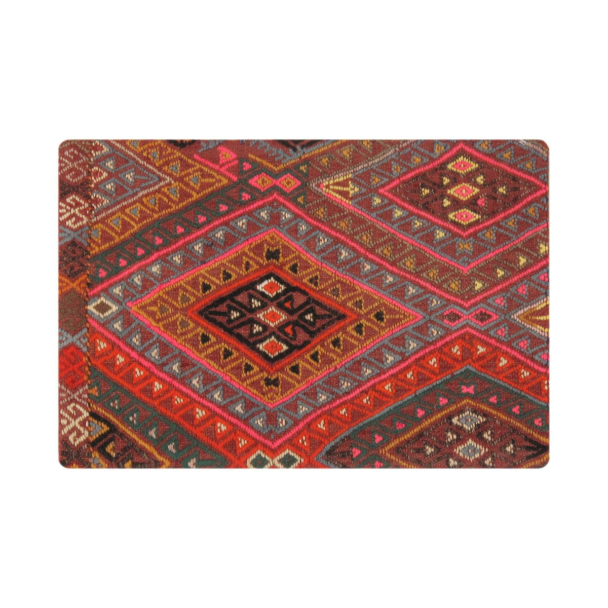 Canvello Vintage Turkish Kilim Multi Color Accent Pillow Cover - 16" x 24"