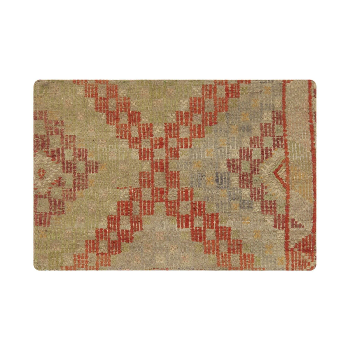 Canvello Vintage Turkish Kilim Multi Color Accent Pillow Cover - 16" x 24"