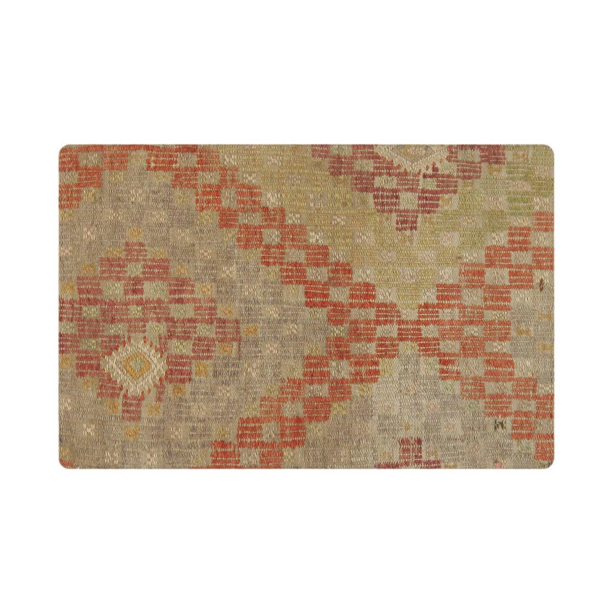Canvello Vintage Turkish Kilim Multi Color Accent Pillow Cover - 16" x 24"