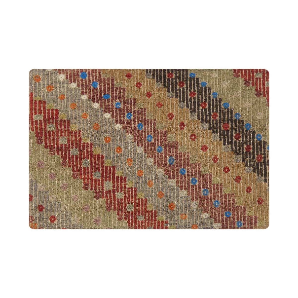 Canvello Vintage Turkish Kilim Multi Color Accent Pillow Cover - 16" x 24"