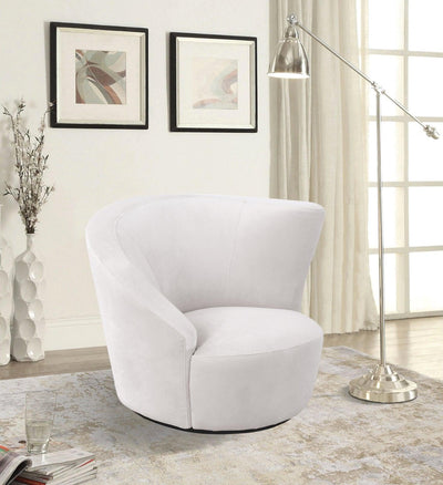 Canvello Canvello White Collection Crescent Chair - Canvello