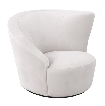 Canvello Canvello White Collection Crescent Chair - Canvello