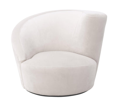 Canvello Canvello White Collection Crescent Chair - Canvello