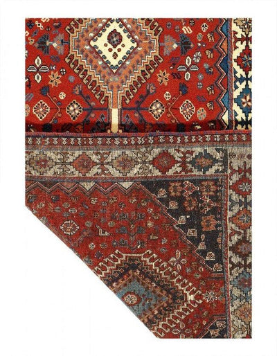 Canvello Yalameh Hand-Knotted Wool Runner Rugs - 2'11" x 9'4"