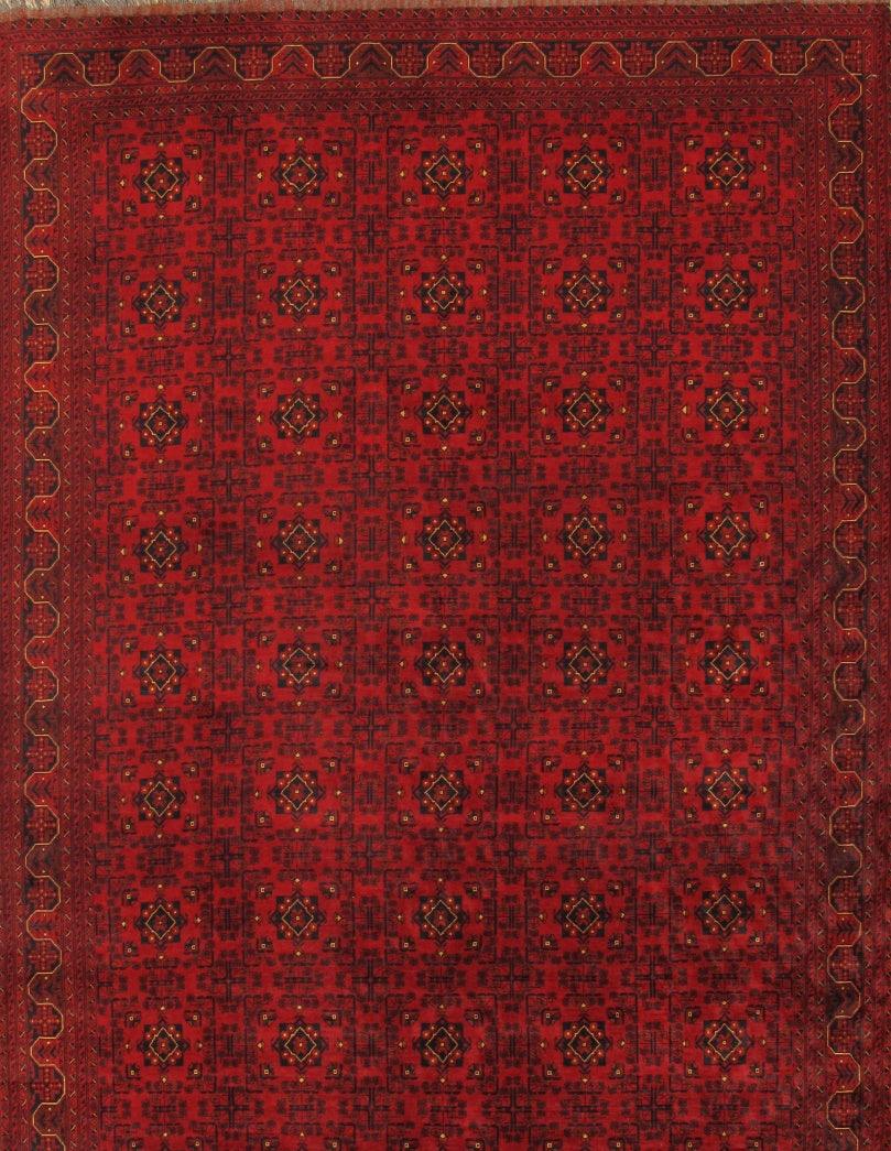 Canvello Yamoud Hand-Knotted Lamb's Wool Area Rug- 9'8" X 15'6"