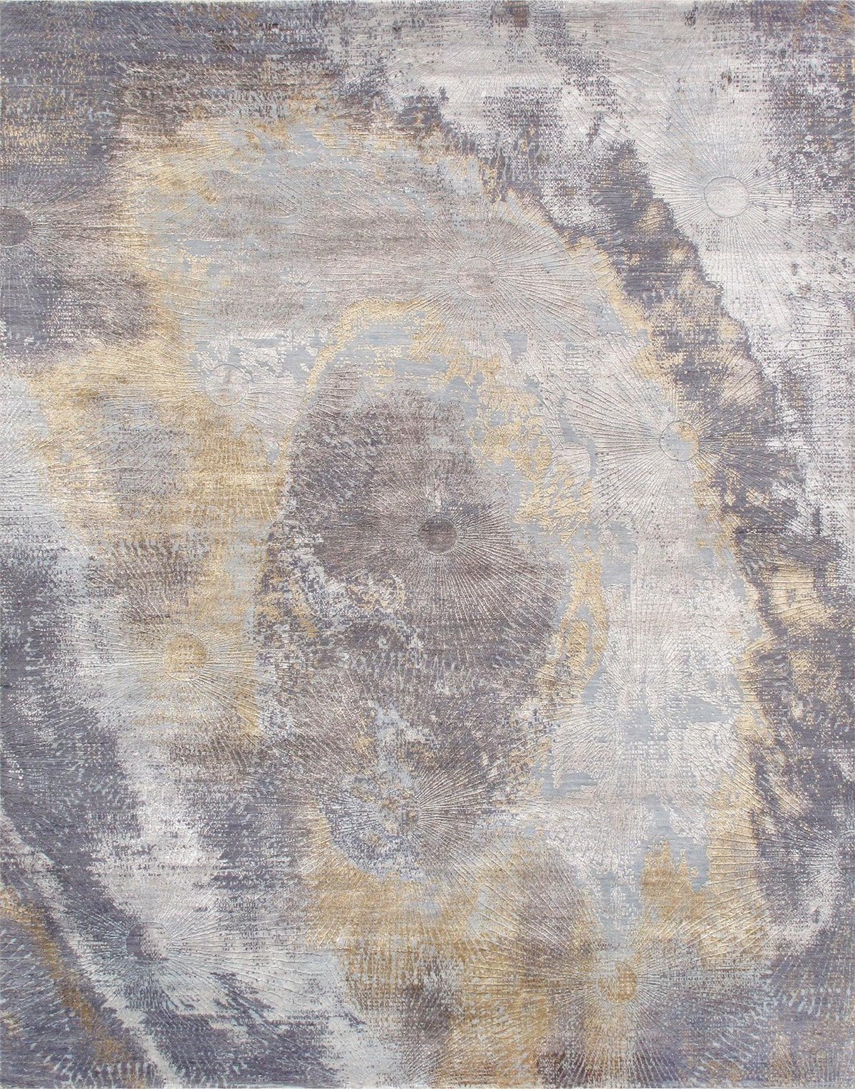 Canvello Canvello Yellow And Grey Rugs For Living Room - 9'1" X 12'1" - Canvello