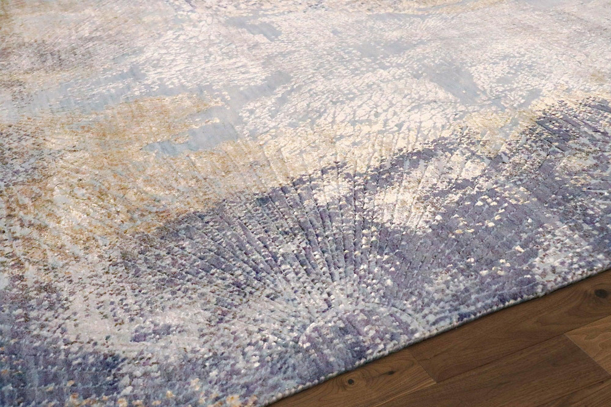 Canvello Canvello Yellow And Grey Rugs For Living Room - 9'1" X 12'1" - Canvello