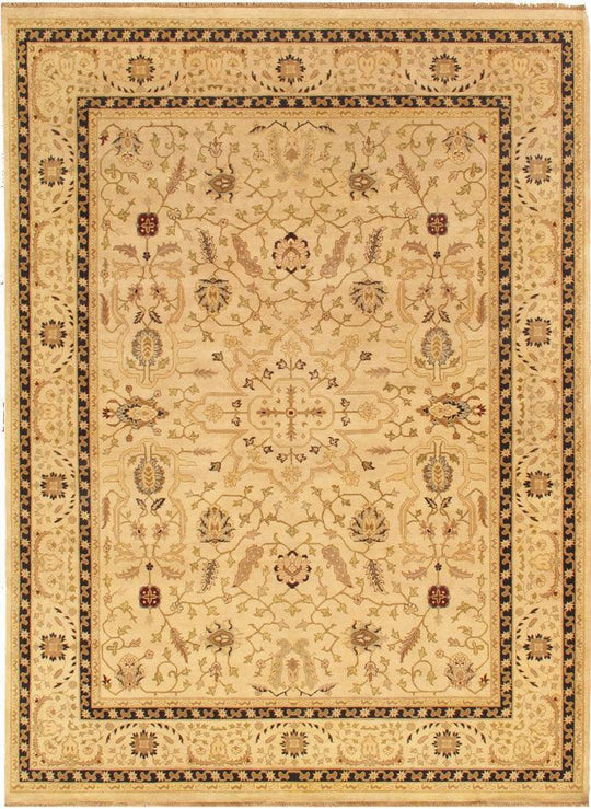 Canvello Canvello Ziegler Sultanabad Hand-Knotted Lamb's Wool Area Rug-13'11" X 19' 8"