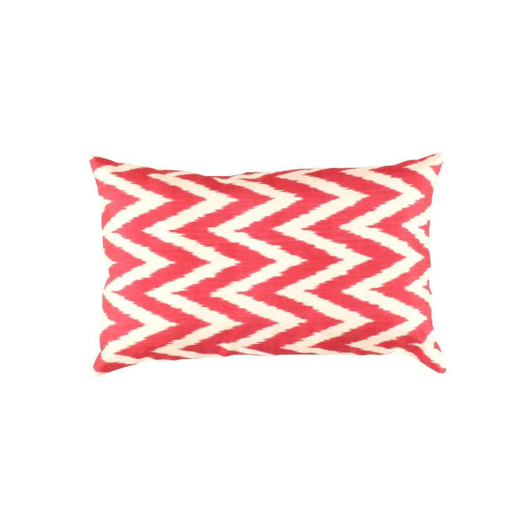 Canvello deals Turkish Red and White Throw Pillows - Ti 63