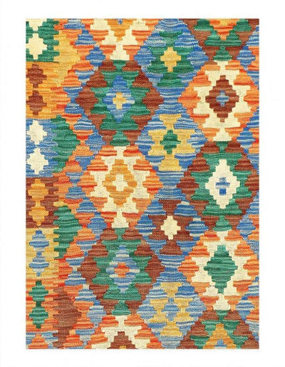 Canvello Caucasian Tribal Style Flat Weave kilim runner - 2'7'' X 9'5'' - Canvello