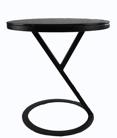 Canvello Charlotte Glass Top Side Table - Canvello