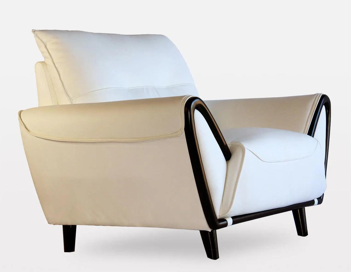 Canvello Charlotte PU Leather Armchair