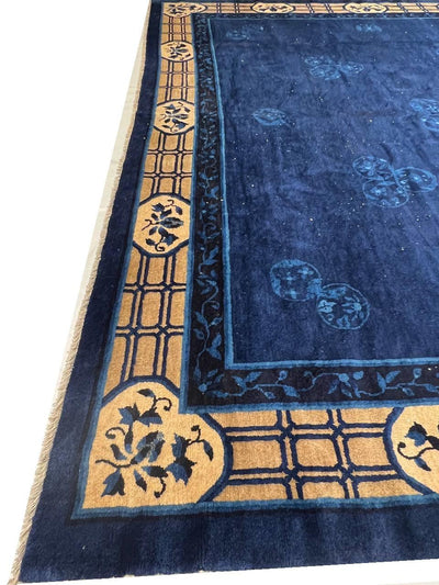 Canvello Chinese Antique Art Deco rug - 9'X 11'5'' - Canvello