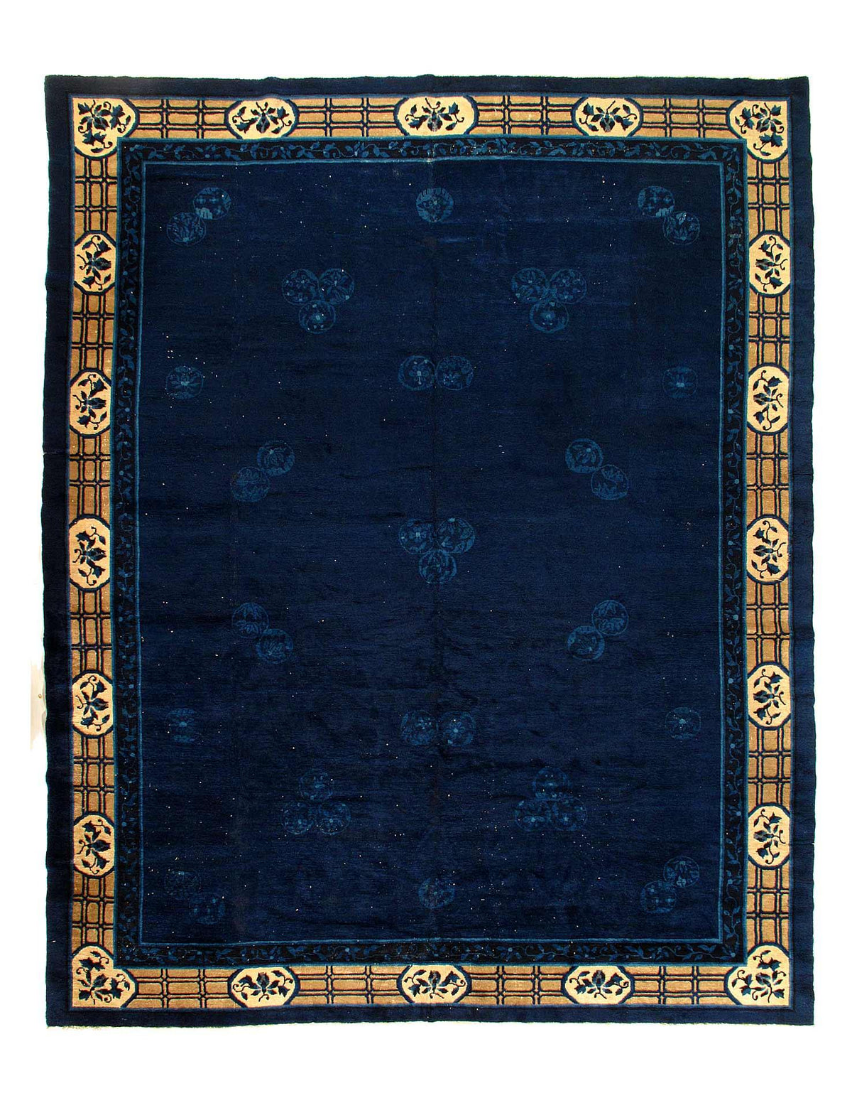 Canvello Chinese Antique Art Deco rug - 9'X 11'5''