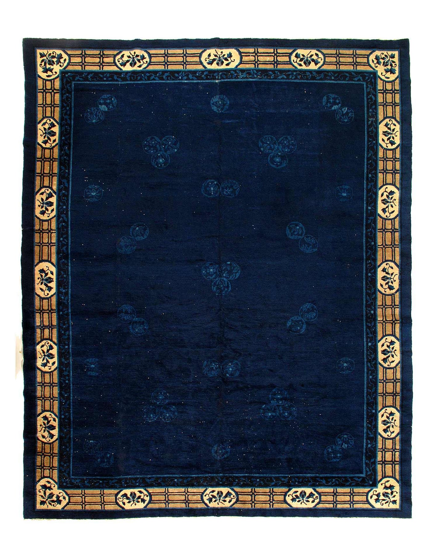 Canvello Chinese Antique Art Deco rug - 9'X 11'5'' - Canvello